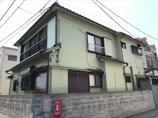 荒川区南千住　S様邸　大屋根取直及び下屋根ガルバ葺き替え外壁